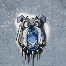 "Bulldogge" Street life by Thorsten Berger French Terry